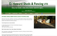 D Howard Sheds and Fencing Ltd